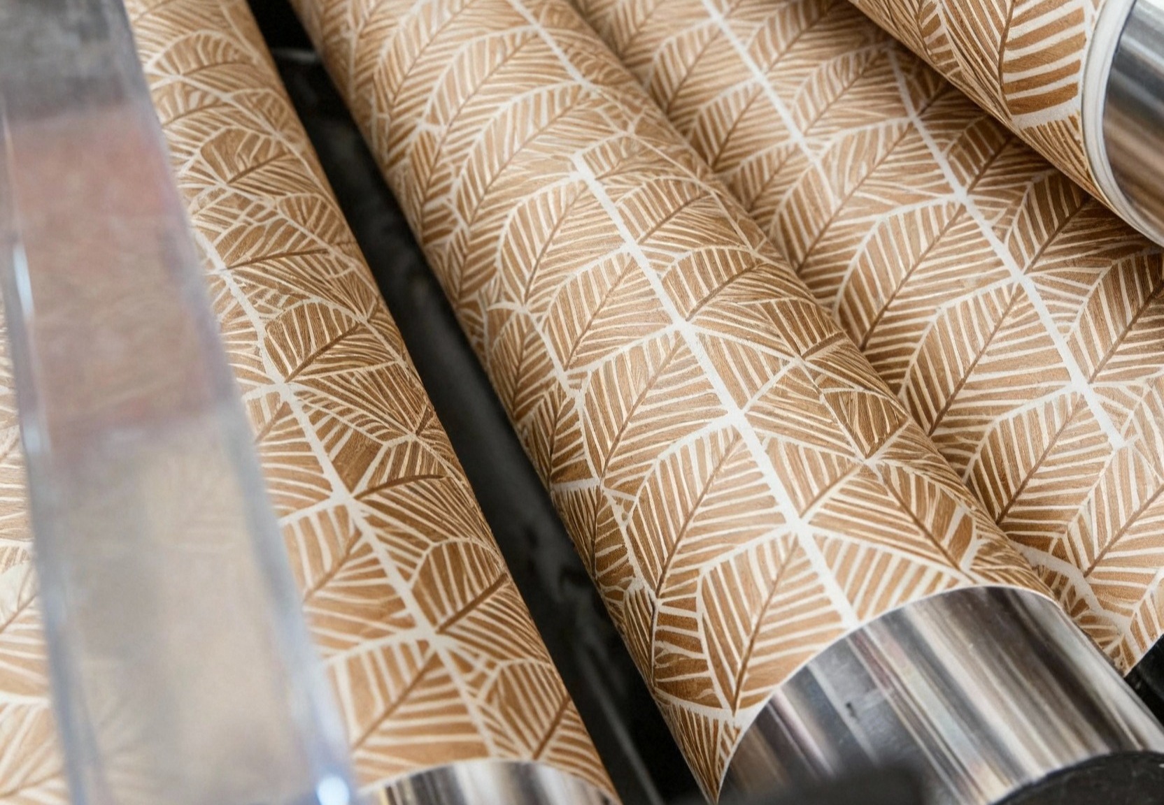 MelunMer wallpaper rolls in production